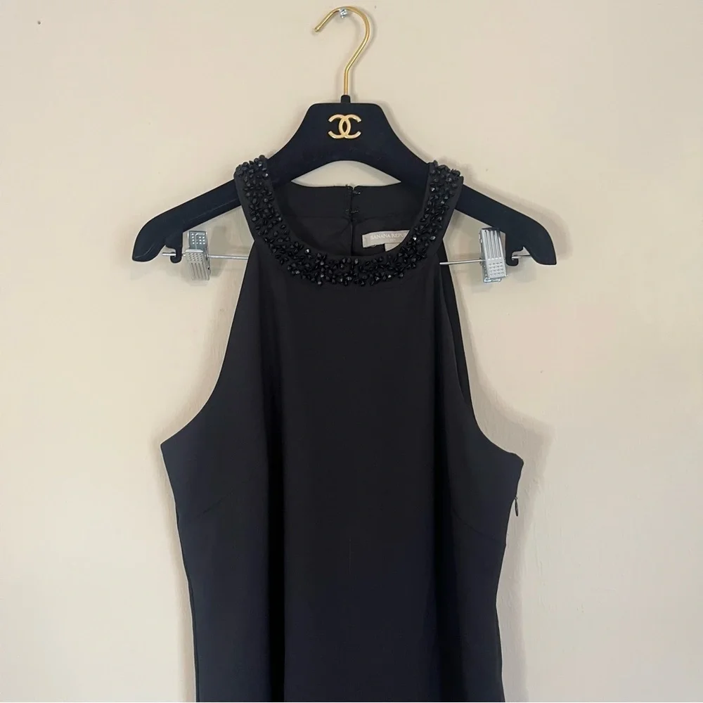 𝅺Banana Republic Embellished Halter Neck Cocktail Dress - Picture 7 of 10
